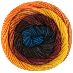 COOL WOOL Big Color - von Lana Grossa | 4045-Dunkelrot/Anthrazit/Dunkelgrau/Türkisblau/Orange/Gelb/Nougat