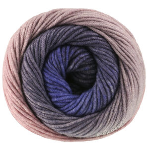 COOL WOOL Big Color - von Lana Grossa | 4047-Pflaume/Anthrazit/Royal/Blaugrau/Graulila
