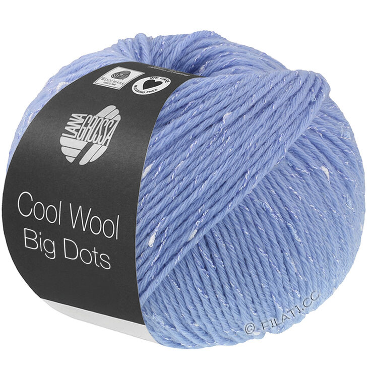 Lana Grossa COOL WOOL Big Dots | 101-Hellblau
