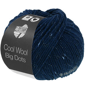 COOL WOOL Big Dots - von Lana Grossa | 102-Dunkelblau