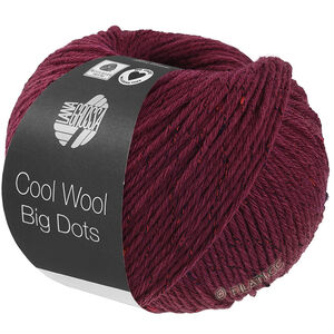 COOL WOOL Big Dots - von Lana Grossa | 104-Burgund