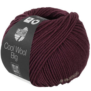 COOL WOOL Big  Uni/Melange - von Lana Grossa | 1044-Schwarzrot