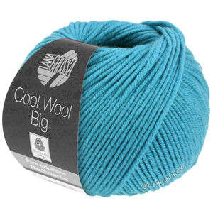 COOL WOOL Big  Uni/Melange - von Lana Grossa | 0910-Türkis