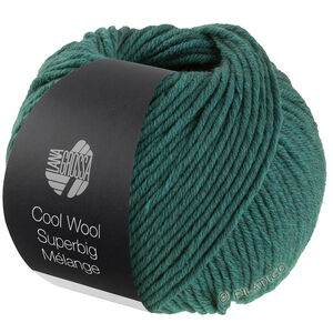 COOL WOOL Superbig Mélange - von Lana Grossa | 210-Dunkelgrün meliert