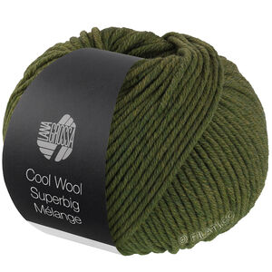 COOL WOOL Superbig Mélange - von Lana Grossa | 212-Oliv meliert