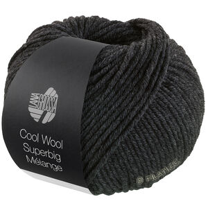 COOL WOOL Superbig Mélange - von Lana Grossa | 218-Anthrazit meliert