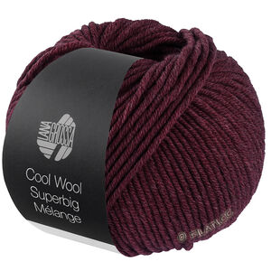 COOL WOOL Superbig Mélange - von Lana Grossa | 221-Schwarzrot meliert