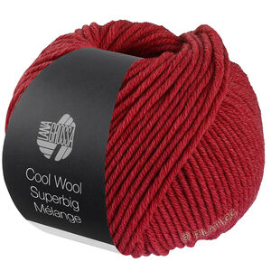 COOL WOOL Superbig Mélange - von Lana Grossa | 223-Kirschrot meliert