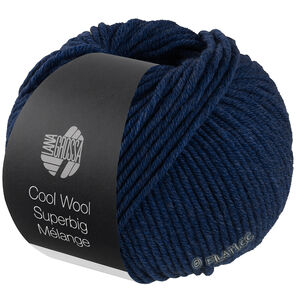 COOL WOOL Superbig Mélange - von Lana Grossa | 225-Nachtblau meliert
