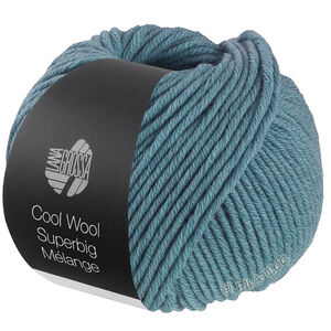 COOL WOOL Superbig Mélange - von Lana Grossa | 227-Taubenblau meliert
