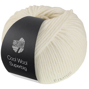 COOL WOOL Superbig - von Lana Grossa | 34-Weiß