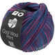 Lana Grossa COOL WOOL  Print | 837-Taubenblau/Pflaume/Rotviolett
