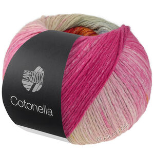 COTONELLA - von Lana Grossa | 19-Camel/Pink/Fuchsia/Rotviolett/Grau/Flieder/Gelborange/Rot/Gelb