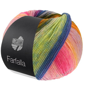 FARFALLA - von Lana Grossa | 11-Orange/Beige/Lila/Lachs/Pink/Violett/Marine/Gelbgrün/Gelb/Türkis