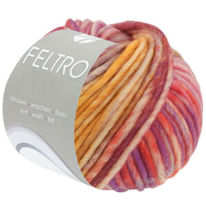 FELTRO Camino - von Lana Grossa | 843-Orange/Rosa/Flieder/Violett/Senfgelb/Hellgrau/Helloliv