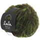 Lana Grossa FURRY Bicolor (lala BERLIN) | 105-Oliv/Schwarzbraun