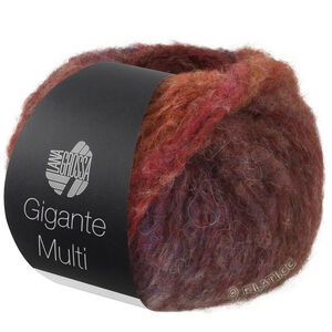 GIGANTE MULTI - von Lana Grossa | 103-Weinrot/Rotbraun/Graurot/Aubergine/Khaki/Graubraun
