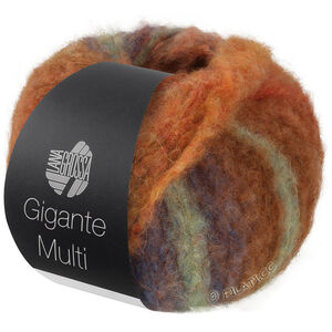 GIGANTE MULTI - von Lana Grossa | 104-Camel/Schokobraun/Orange/Minttürkis/Senfgelb/Ocker/Graubraun/Rost