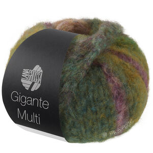 GIGANTE MULTI - von Lana Grossa | 106-Dunkeloliv/Helloliv/Rosa/Graugrün/Grün/Brombeer/Antikviolett