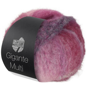 GIGANTE MULTI - von Lana Grossa | 107-Mauve/Nelke/Pink/Jadegrün/Graurot/Weinrot/Brombeer/Veilchenblau