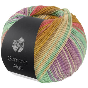GOMITOLO ALGA - von Lana Grossa | 2028-Senfgelb/Rosa/Fuchsia/Jade/Weiß/Gelb/Petrol/Himbeer/Zartlila/Natur