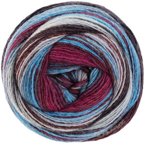 GOMITOLO ARTE - von Lana Grossa | 1016-Graublau/Jeans/Weinrot/Graurot/Aubergine