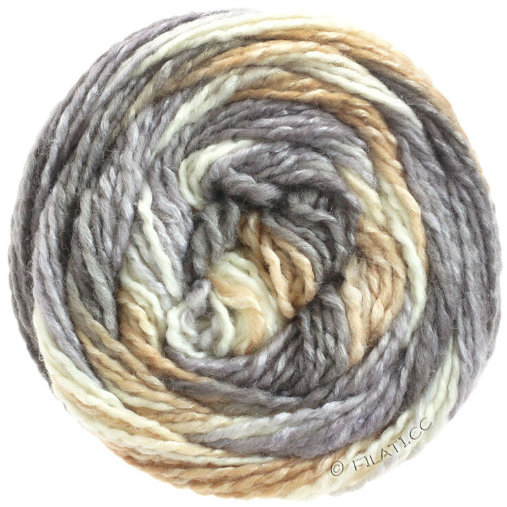 Lana Grossa GOMITOLO CONSETA | 701-Rohweiß/Sand/Taupe