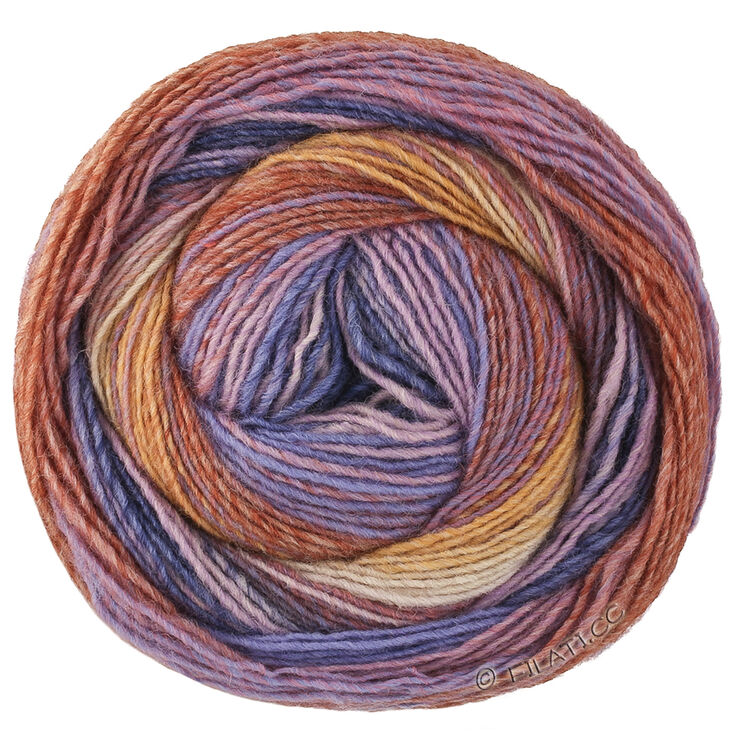 Lana Grossa GOMITOLO MODO | 621-Mauve/Flieder/Blau/Dunkelblau/Rosenholz/Beige/Ocker/Nougat/Braun/Blaugrau/Hellgrau/Dunkelgrau