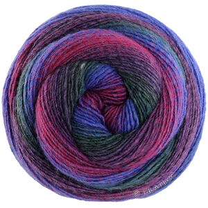 GOMITOLO VERSIONE - von Lana Grossa | 454-Tintenblau/Rotviolett/Dunkelviolett/Fuchsia/Waldgrün