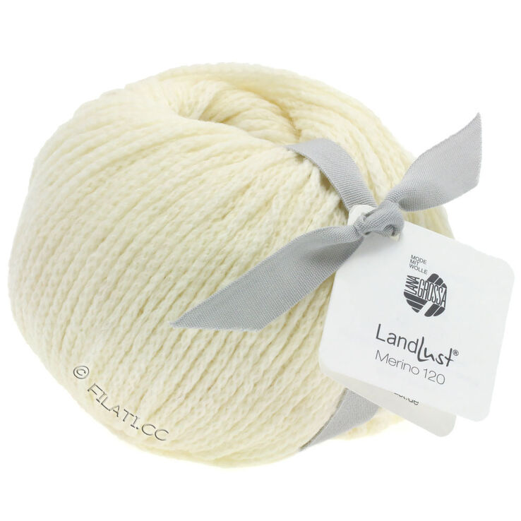 Lana Grossa LANDLUST MERINO 120 | 101-Rohweiß