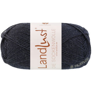 LANDLUST DIE SOCKENWOLLE 50g Mélange - von Lana Grossa | 1605-Schwarzblau meliert