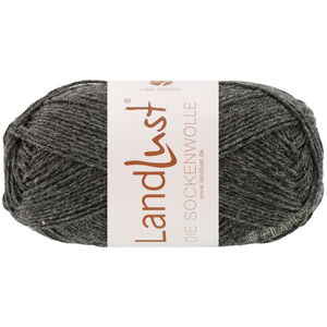 LANDLUST DIE SOCKENWOLLE 50g Mélange - von Lana Grossa | 1606-Anthrazit meliert