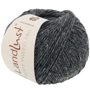 LANDLUST Soft Tweed 180 - von Lana Grossa | 105-Anthrazit meliert