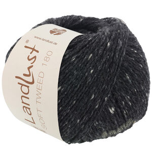 LANDLUST Soft Tweed 180 - von Lana Grossa | 106-Schwarz meliert