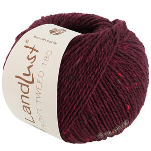 LANDLUST Soft Tweed 180 - von Lana Grossa | 123-Burgund meliert