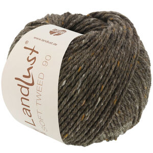 LANDLUST Soft Tweed 90 - von Lana Grossa | 03-Graubraun meliert