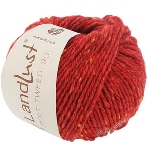 LANDLUST Soft Tweed 90 - von Lana Grossa | 11-Rot meliert