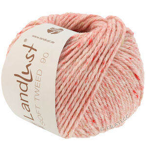 LANDLUST Soft Tweed 90 - von Lana Grossa | 12-Hellrot meliert