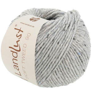 LANDLUST Soft Tweed 90 - von Lana Grossa | 17-Hellgrau meliert