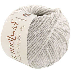 LANDLUST Soft Tweed 90 - von Lana Grossa | 25-Silbergrau meliert