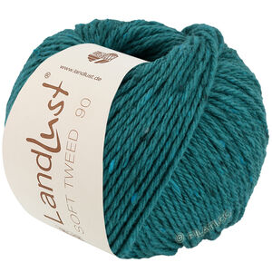 LANDLUST Soft Tweed 90 - von Lana Grossa | 30-Petrolgrün meliert