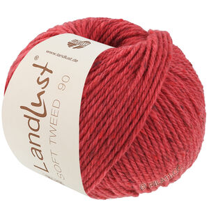 LANDLUST Soft Tweed 90 - von Lana Grossa | 32-Erdbeerrot meliert