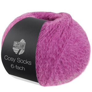 MEILENWEIT 6-FACH 150g Cosy Socks - von Lana Grossa | 1005-Fuchsia