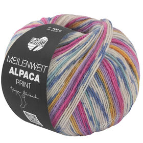 MEILENWEIT 6-FACH 150g Alpaca Print von Lana Grossa