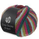 Lana Grossa MEILENWEIT 6-FACH 150g Cosy Socks Multi Stripes | 2206-Dunkelrot/Minttürkis/Olivgrün/Dunkelfuchsia/Opalgrün