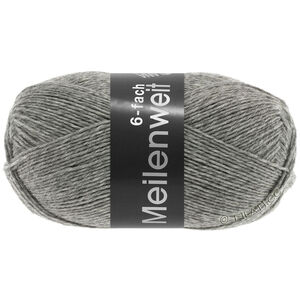 MEILENWEIT 6-FACH 150g - von Lana Grossa | 8961-Grau meliert