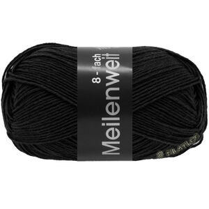 MEILENWEIT 8-FACH 150g - von Lana Grossa | 9558-Schwarz