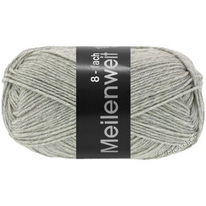 MEILENWEIT 8-FACH 150g - von Lana Grossa | 9564-Hellgrau meliert