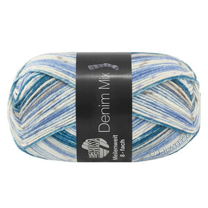 MEILENWEIT 8-FACH 150g Denim Mix - von Lana Grossa | 9985-