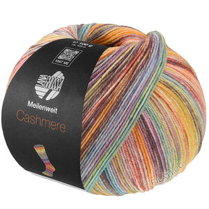 MEILENWEIT 100g Cashmere Inverno - von Lana Grossa | 121-Flieder/Hellblau/Gelb/Orange/Limette/Altrosa/Rot/Camel/Taupe/Türkis